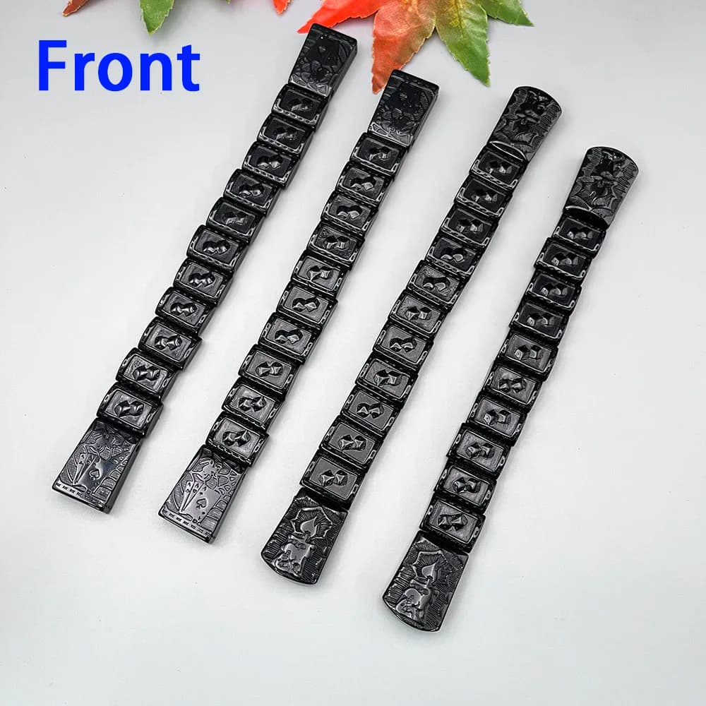 NJ212 CHETKI Wide Style Poker Spider Star Dice Iron Window Candles Fingertip Decompression Foldable Prayer Meditation Figurine