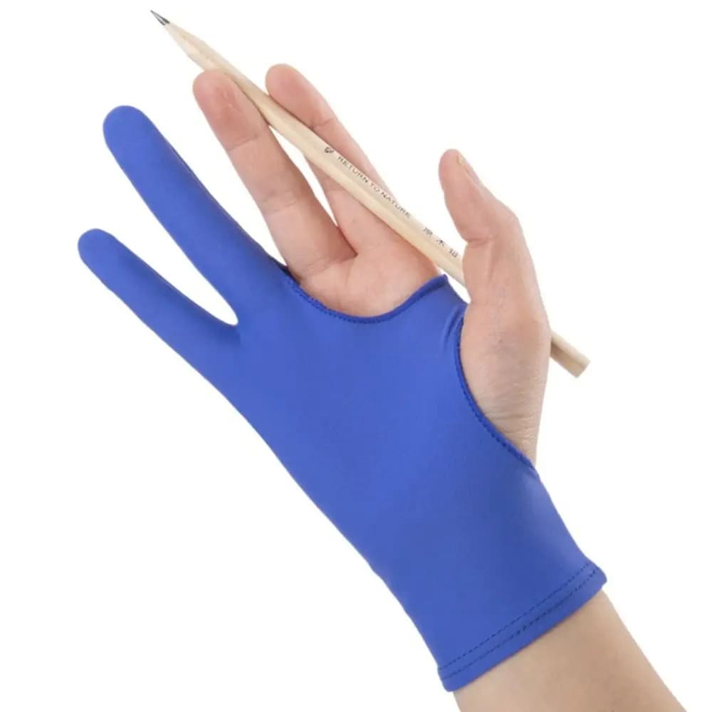 Comfortable Anti-fouling Anti-Scratch Tablet Drawing Glove Painting Glove Two Finger Glove Art Supplies