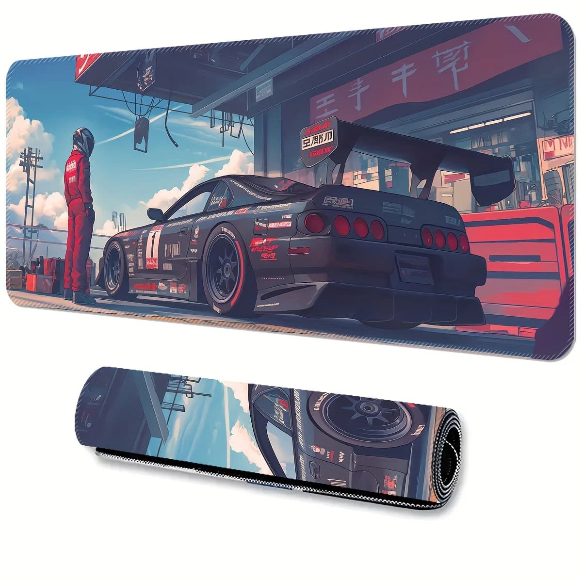 Nuovi Arrivi Auto Sportiva Mouse Pad 90x40 Accessori da gioco Ufficio Gamer Tastiera Scrivania Zerbino Antiscivolo Laptop Grande Anime Mousepad