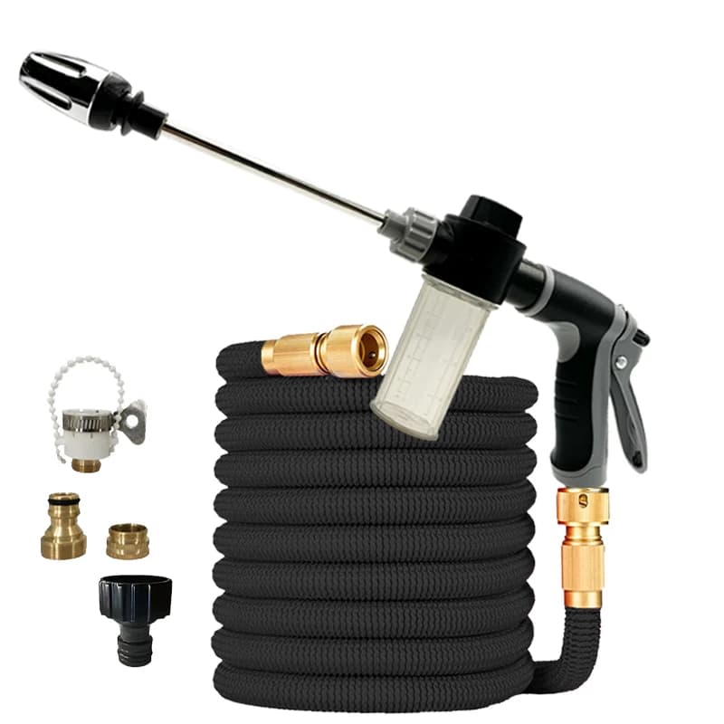 NEW GOUN HOSE Flexible Garden Tube Expandable with High Pressure Spray Gun for Car Washing and Irrigation