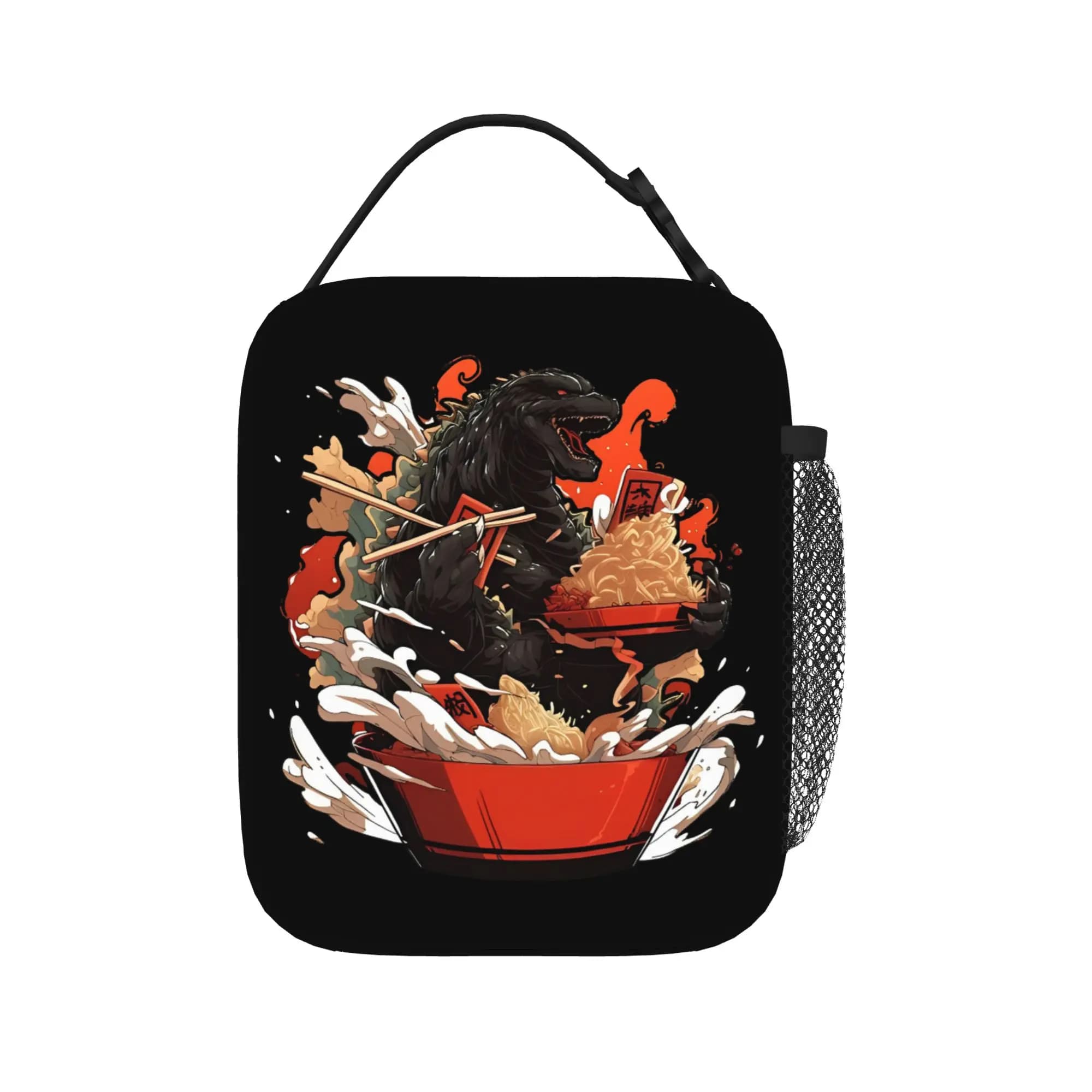 Kaiju Monster G-Godzillas Thermal Insulated Lunch Bag for School Anime Portable Bento Box Thermal Cooler Lunch Box