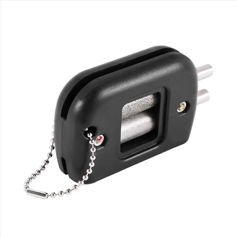 Affilatore manuale per lame di pattini da ghiaccio, pietra per affilare, strumento per affilare lame di pattini da hockey e pattinaggio artistico