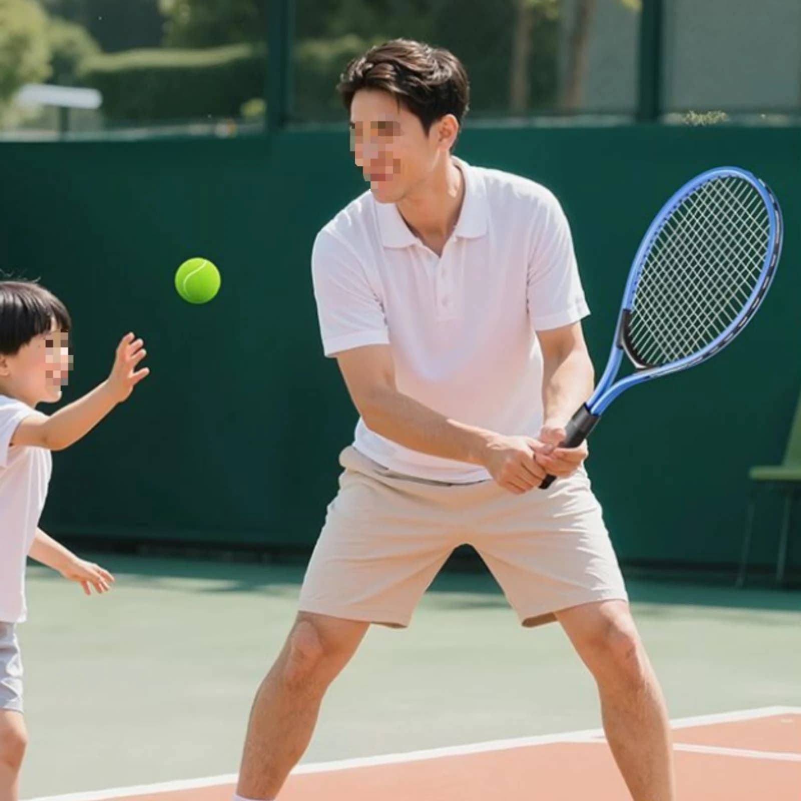 Children's Tennis Racket Integrated Frame Kids Tennis Racket Sports Gear Training Aid Included Easy to Swing for Beginners