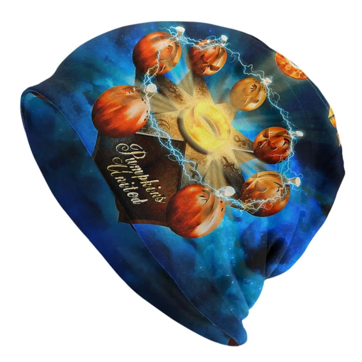 Personalizzato H-Helloweenes Rock Pumpkins Skullies Berretti Berretti Inverno Caldo Cappello Lavorato A Maglia Da Uomo Fresco Per Adulti Cappelli Cofano Berretto Da Sci All'aperto
