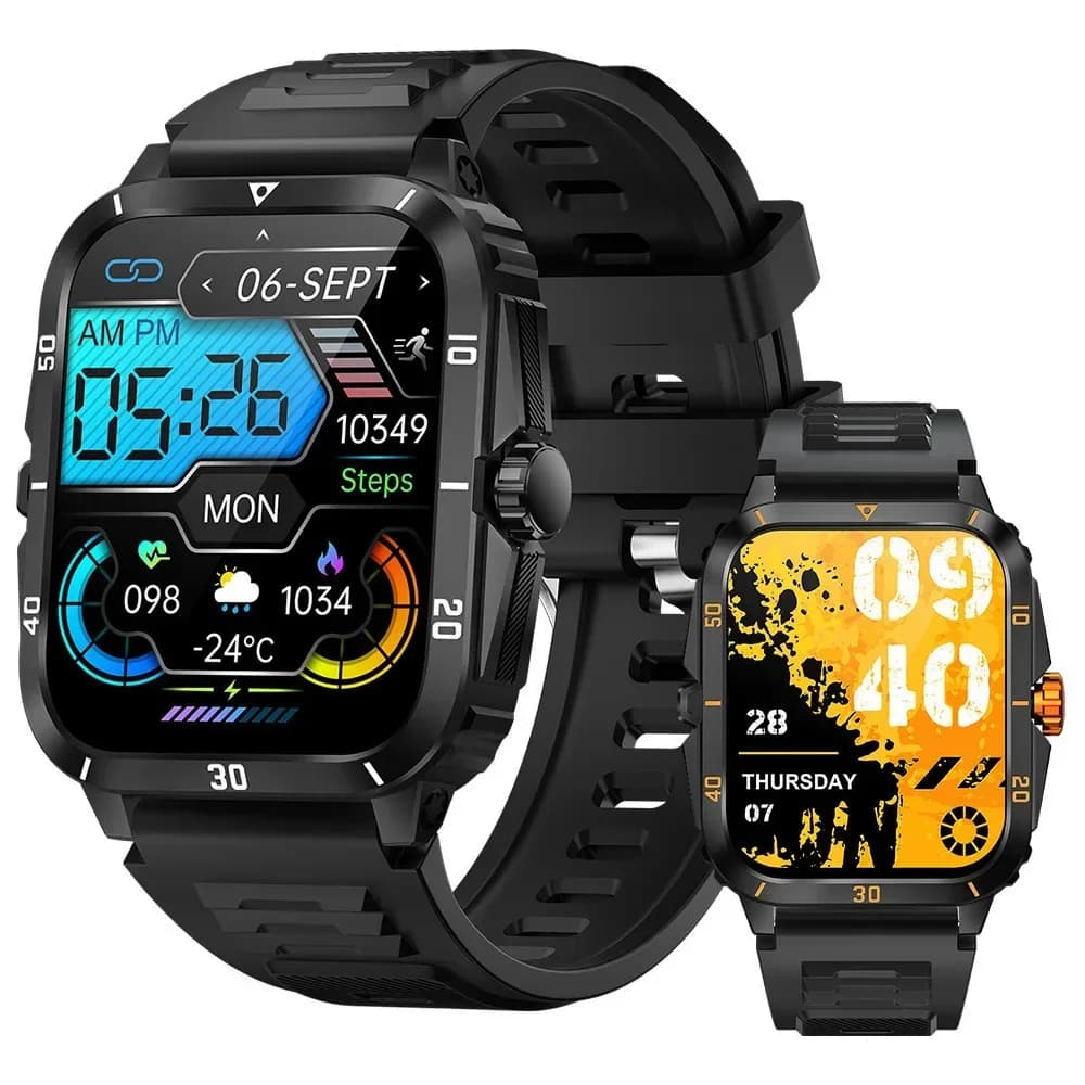 New KT71 smartwatch bracelet Bluetooth call heart rate oxygen in blood pressure reminder multi-exercise message DaFit