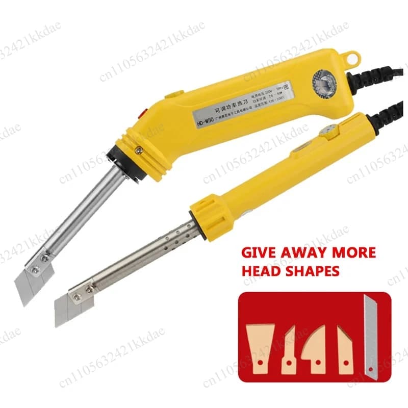 Adjustable Temperature Electric Hot Melt Knife Foam Sponge KT Board Fabric Cloth Cutting Tool
