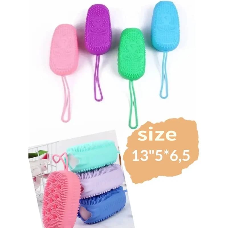 Spazzola da bagno, asciugamano da bagno in silicone, strumento per doccia, per risparmiare manodopera e comoda, spazzola a bolle a doppia faccia, asciugamano da bagno in spugna, casa