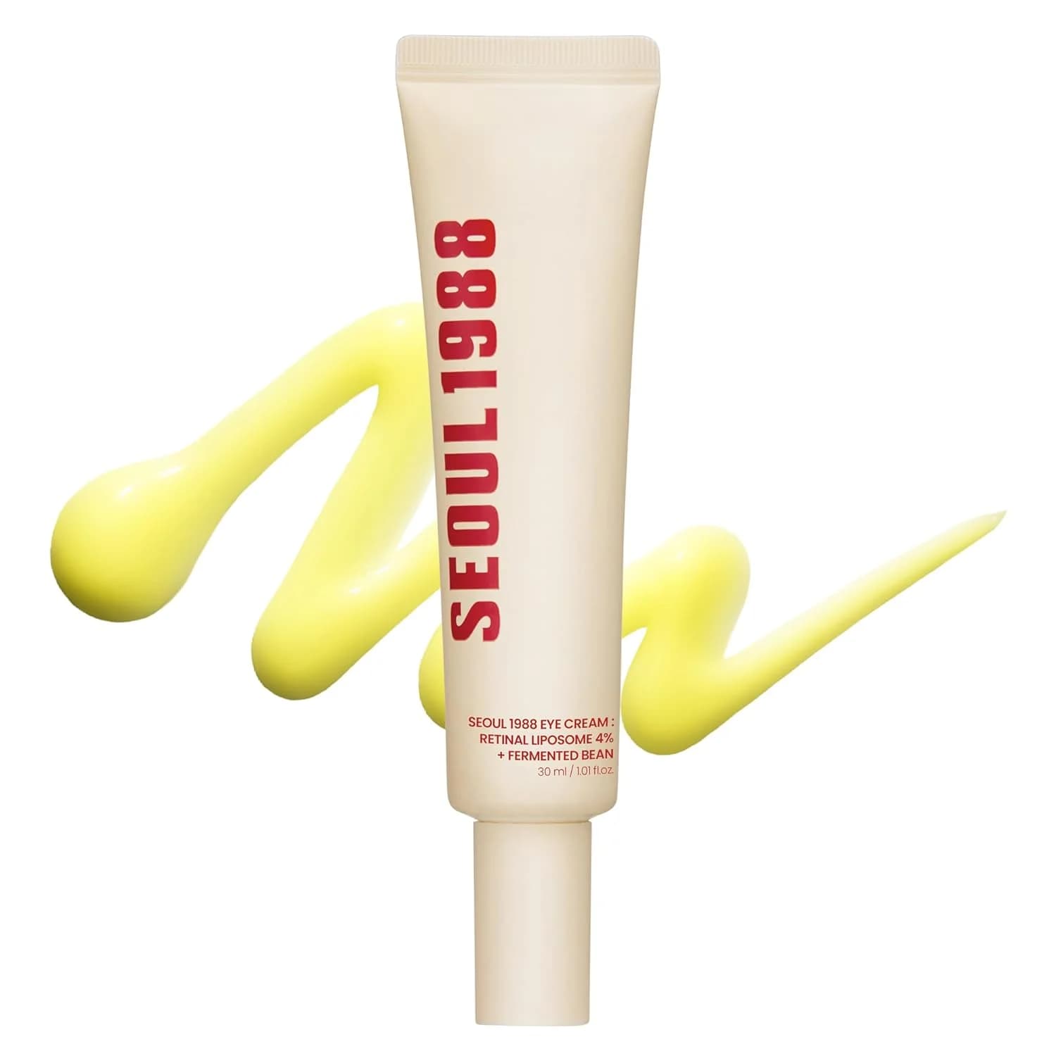 Crema Contorno Occhi SEOUL 1988 con Retinolo 4% Avanzato, Liposomi di Retinolo e Fermento di Soia, Cura della Pelle Coreana 30ml, Idratante Leggero e Fresco