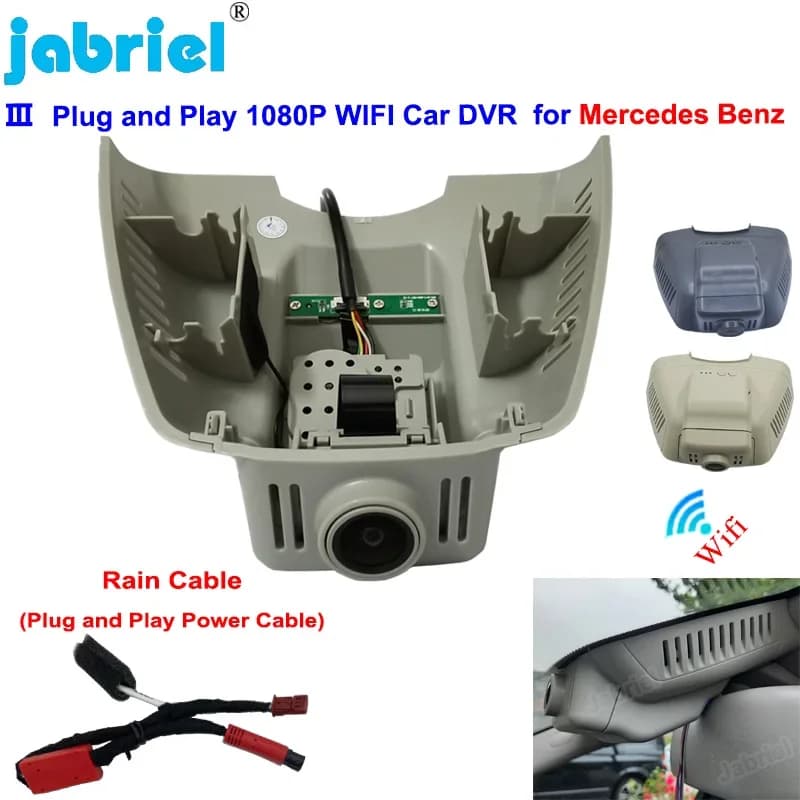 Plug and Play 1K Wifi Car Dvr Dash Cam for Mercedes W204 C220 C180 C280 C250 C320d 2007-2016 W212 E220 E300 E350e GLK X204