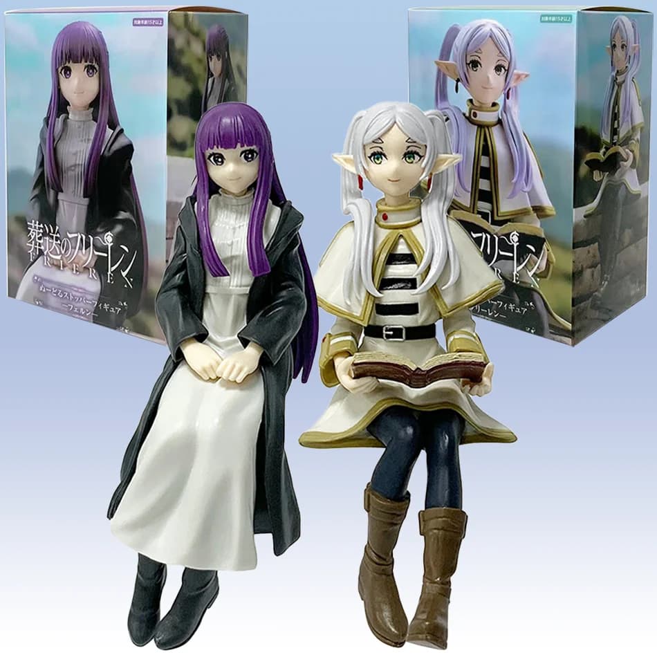 2026 NUOVO 14cm Frieren: Beyond Journey's End Anime Figure Sitting Fern Action Figures Frieren Noodle Stopper Statua Modello in PVC