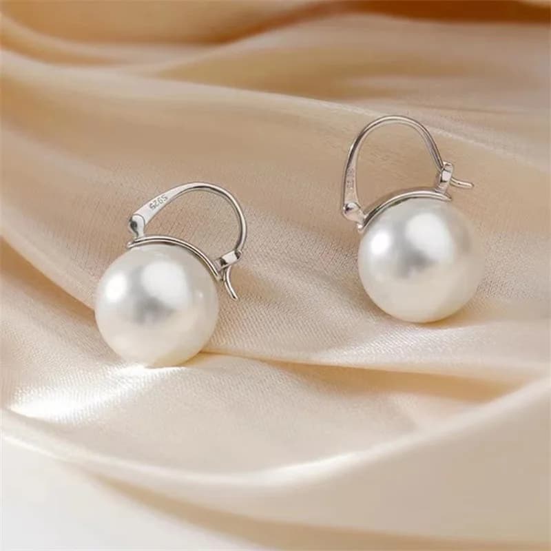 LAYA 2025 NUOVO orecchino in argento sterling 925 conchiglia orecchino di perla stile coreano per le donne regalo della festa nuziale gioielli eleganti di moda