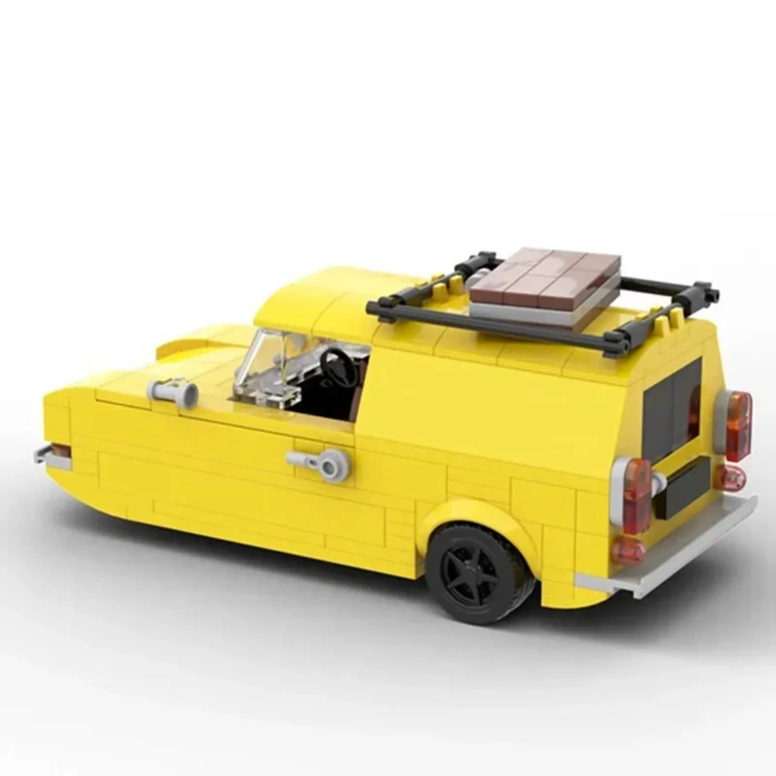 Auto d'epoca Solo film Fools and Horses Veicoli da costruzione Veicolo da viaggio giallo Regali di Natale per bambini