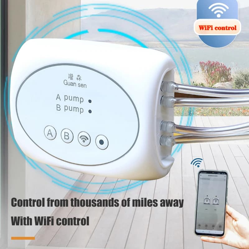 WiFi Smart Garden Irrigation Controller Impianto Sistema di irrigazione a goccia automatico Kit Dispositivo timer per irrigazione di controllo del telefono cellulare