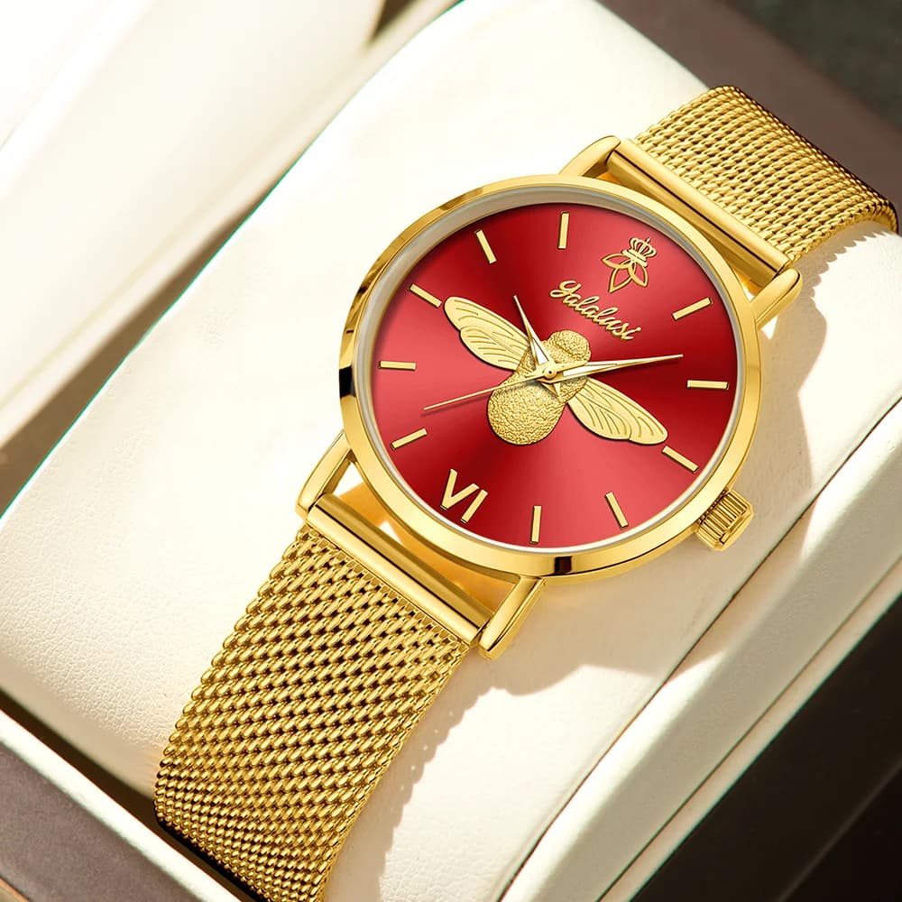 Orologio da polso al quarzo impermeabile da donna alla moda YaLaLuSi: un elegante regalo aziendale per le donne