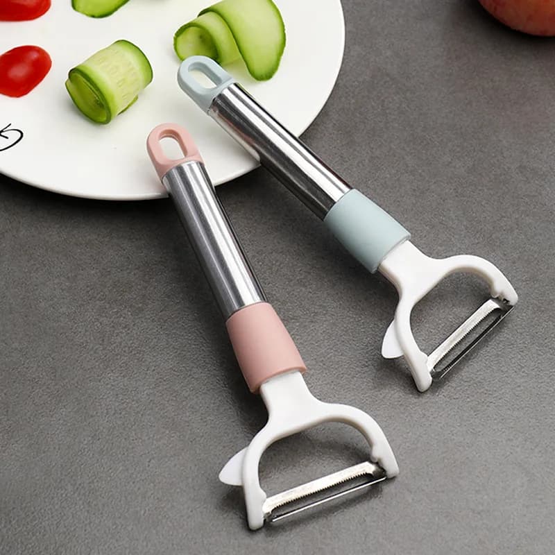 Multifunctional peeling knife for domestic kitchen Long sleeve Creative beard knife for potatoes Tool to peel apples