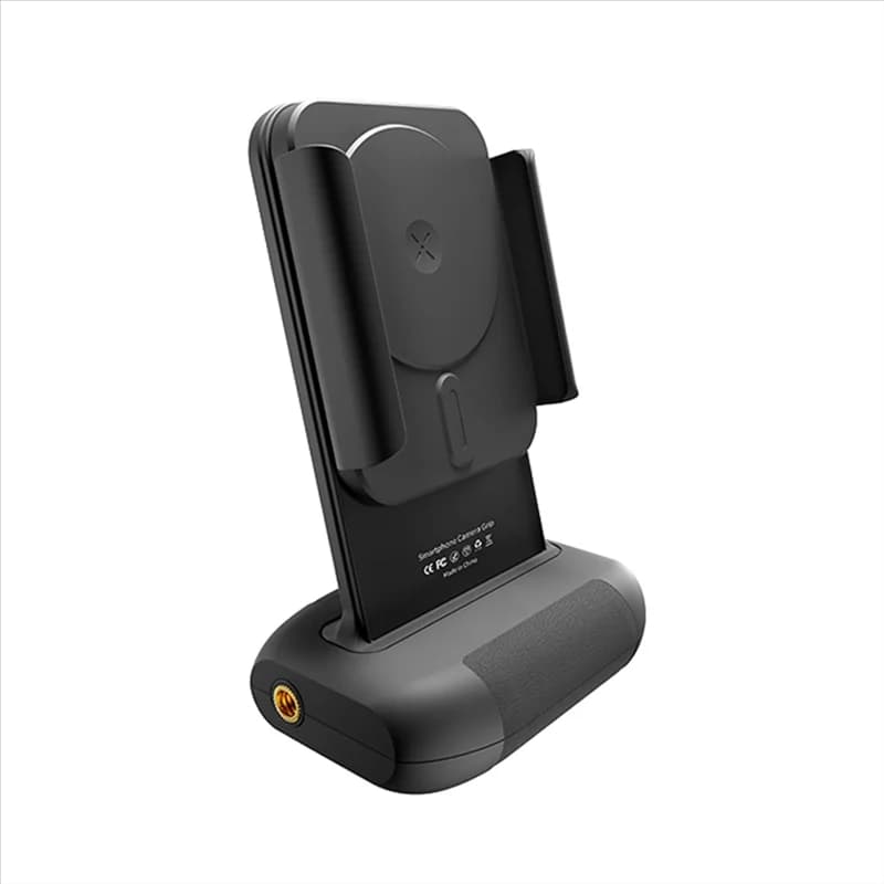 AS95-Bluetooth Selfie Stick con supporto per telefono anti-vibrazione con otturatore remoto, stabilizzatore per riprese video, per smartphone A