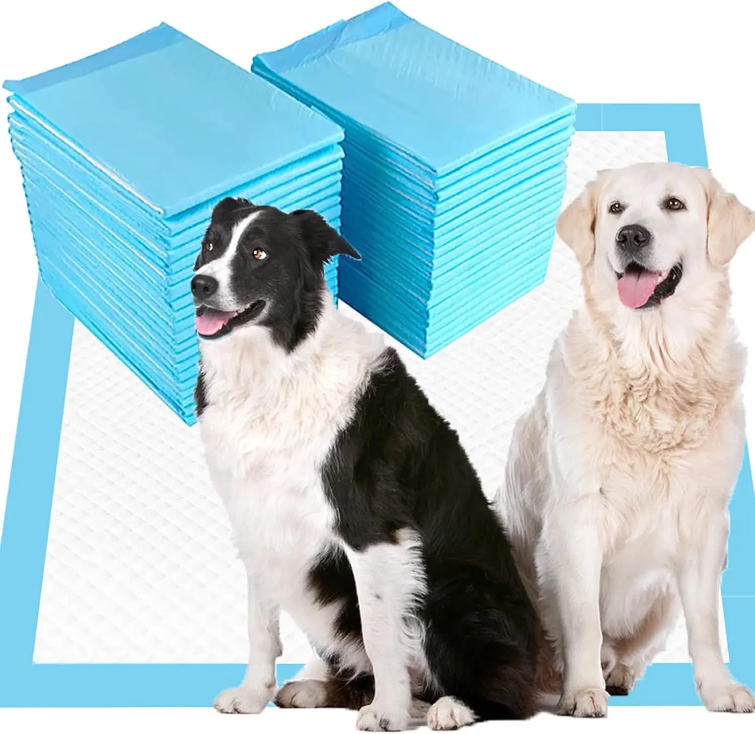 Tappetini Assorbenti per Cani Extra Large 36x36 Pollici, Confezione da 100, Impermeabili e ad Asciugatura Rapida, Tappetini Usa e Getta per Addestramento Animali