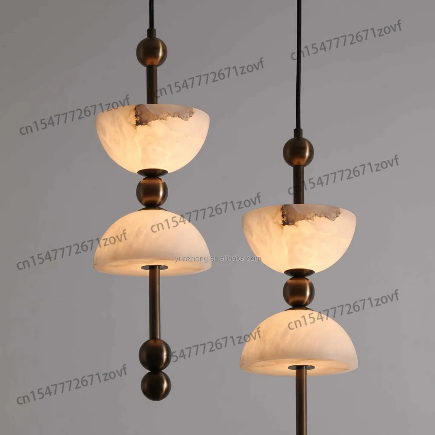 Lampadario Vintage in Alabastro Spagnolo per Hotel, Camera da Letto, Parete di Fondo, Ristorante, Portico, Bar, Lampada da Scrivania
