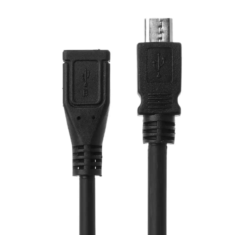 Cavo prolunga per sincronizzazione dati micro USB femmina-maschio per
