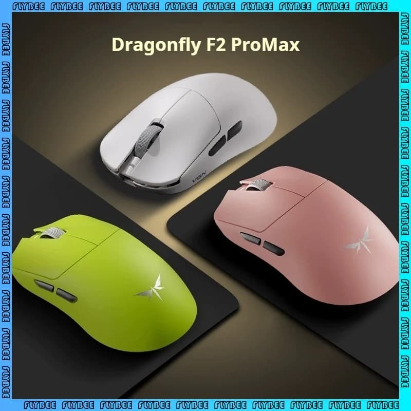 VGN Dragonfly F2 Promax Wireless Triple Mode Long-Term Battery Esports Universal Play Mouse for notebooks and computers