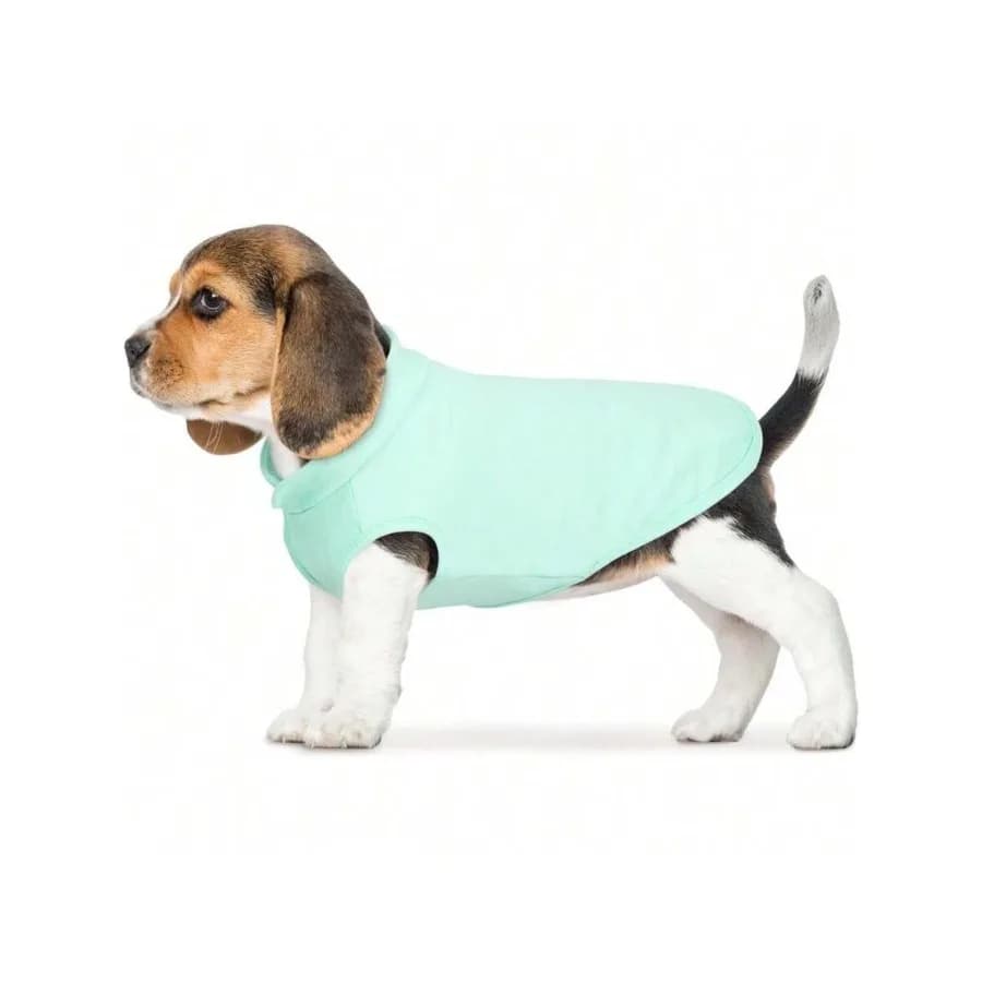 【New style】Dog Fleece Vest For Small Dogs Warm Stretchy Dog Pullover With Leash Hole Soft Turtleneck Cozy Lightweight Sleeveles