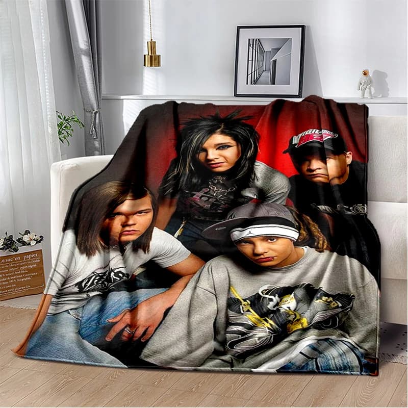 29 Style New Tokio Hotel Rock Band Tom Bill Kaulitz Blanket,Soft Throw Blanket for Home Bedroom Bed Sofa Cover Kids Gift Cover
