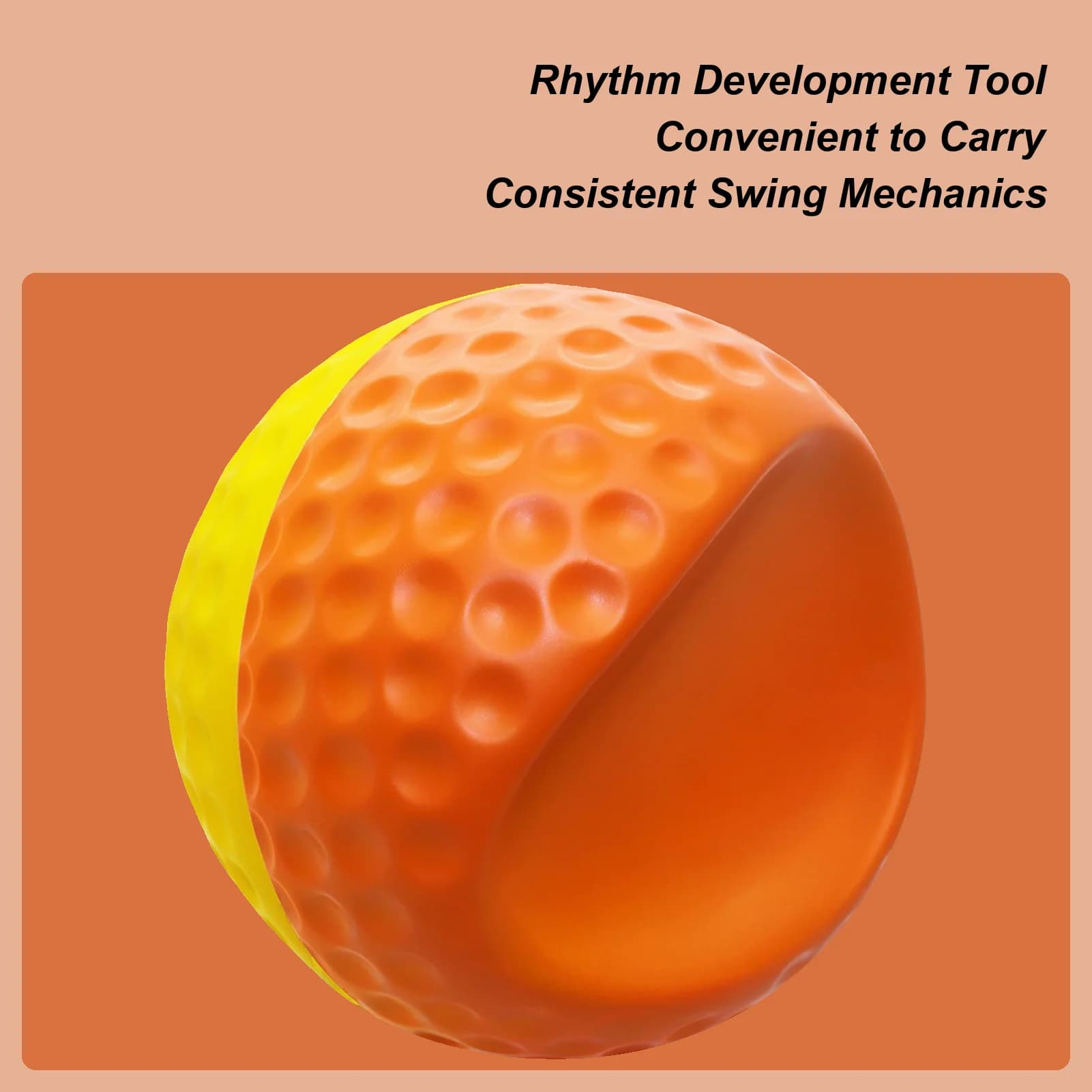 Golf Trainer Ball Golf Trainer Swing Aid Strumento di allineamento portatile Connettore Mettere la pratica per gli uomini Miglioramento del gioco del golfista