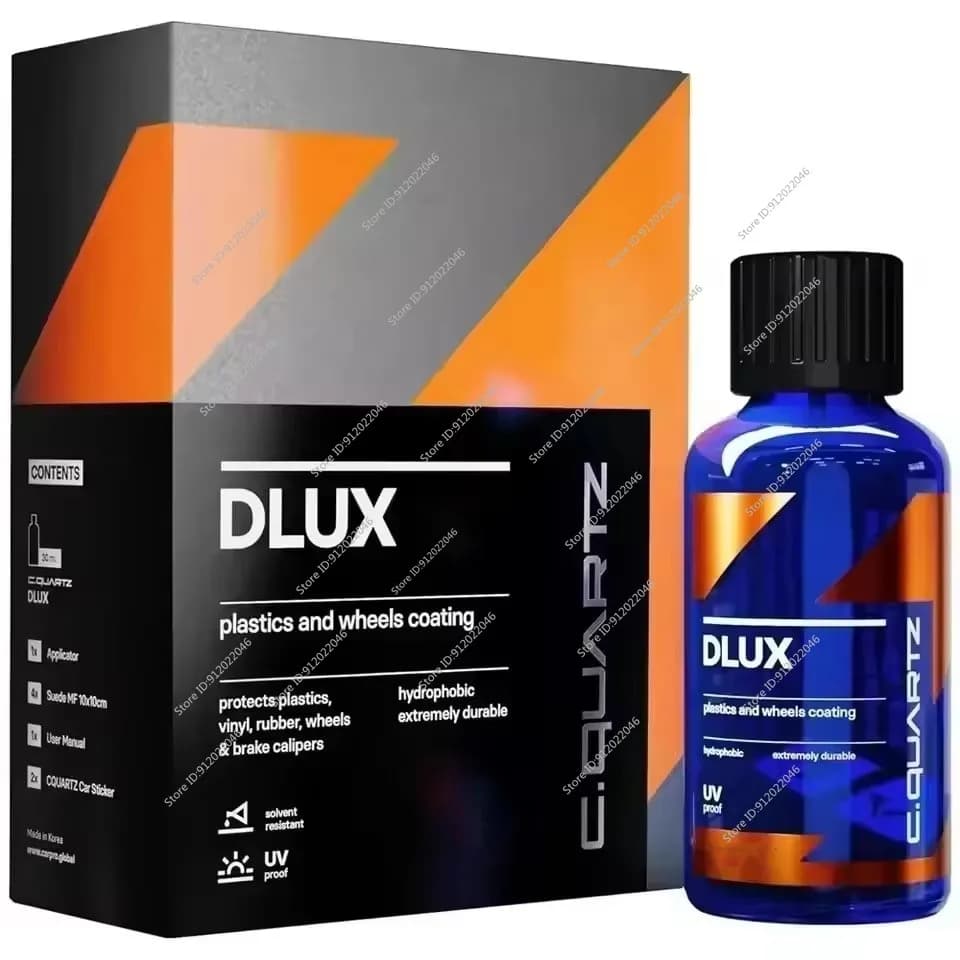CAR CQUARTZ DLUX Rivestimento Ceramico per Cerchioni 50mL Protezione UV per Ruote, Plastiche Esterne, Gomma e Metalli