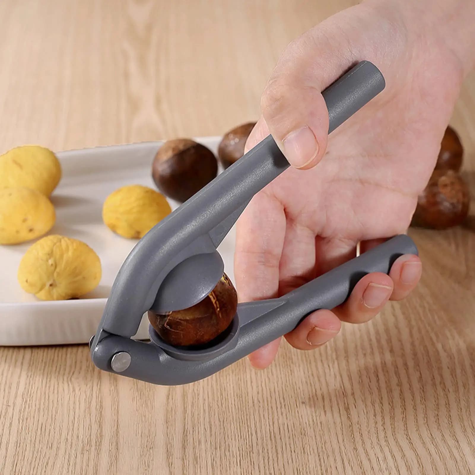 Pelapatate per castagne Taglierina per castagne Clip per noci Clip per castagne utensili da cucina apribottiglie per frutta secca