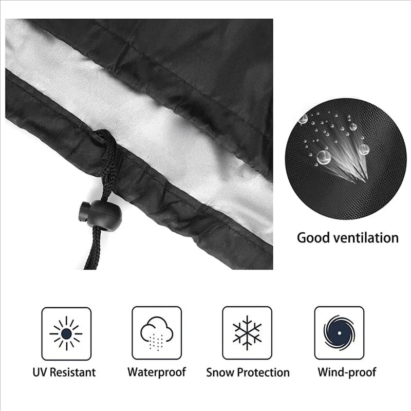 AA81-Patio Chair Covers,4 Pack Waterproof Outdoor Lounge Deep Seat Furniture Cover,Single Garden Sofa Chair Cover 27X31x40in