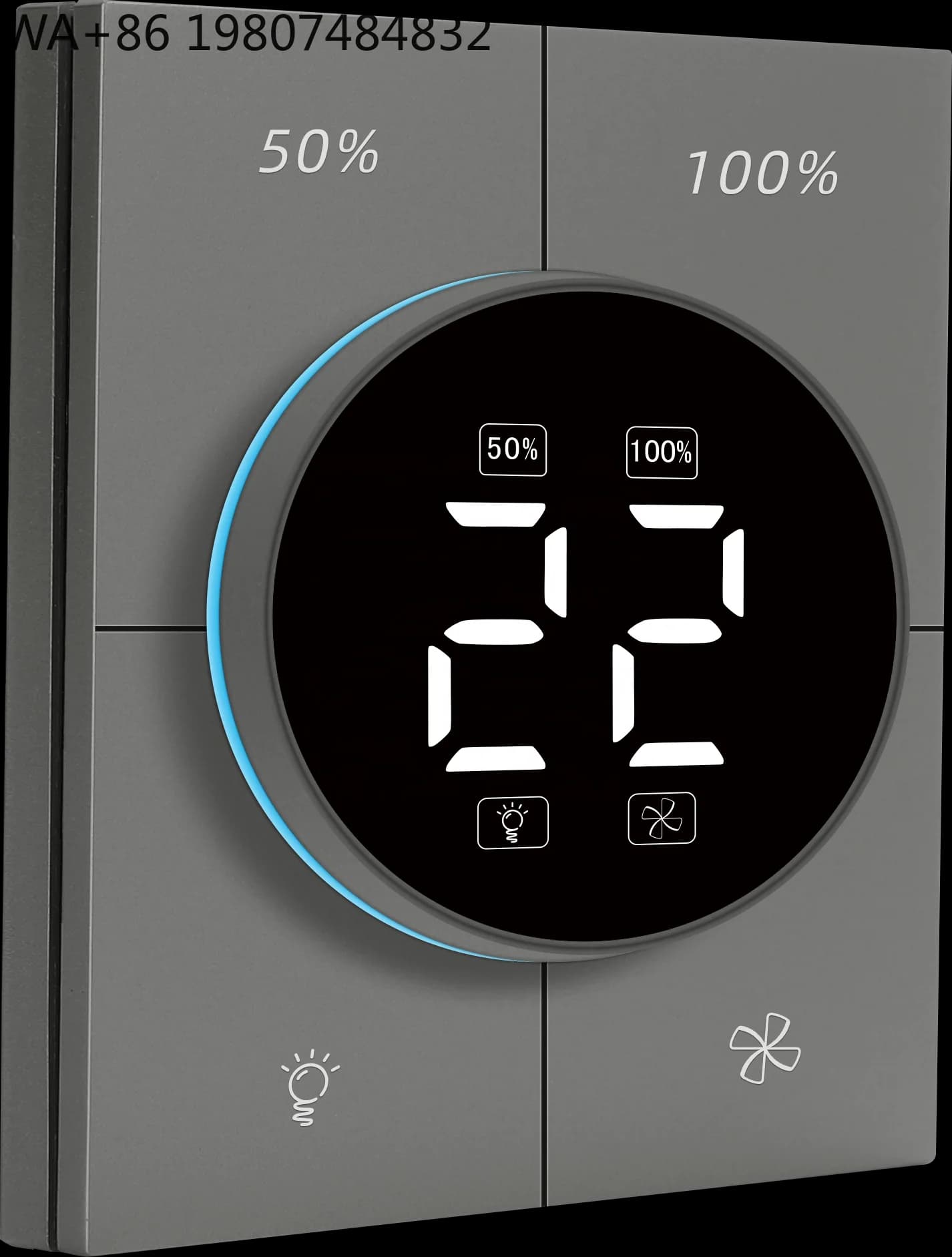 3.5 Inch 4 Gang Touch Smart Wall Switch 8 Scene Radar Sensor Dimmer Curtain Control Zigbee WiFi App Voice Home Hotel Central
