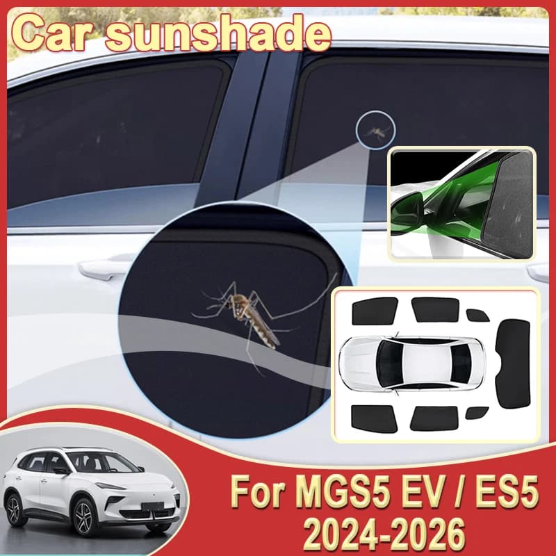 Parasole per Auto MG ES5 EV ES34 2024 2025 2026, Tendine Parasole in Rete per Parabrezza e Finestrini, Protezione Solare