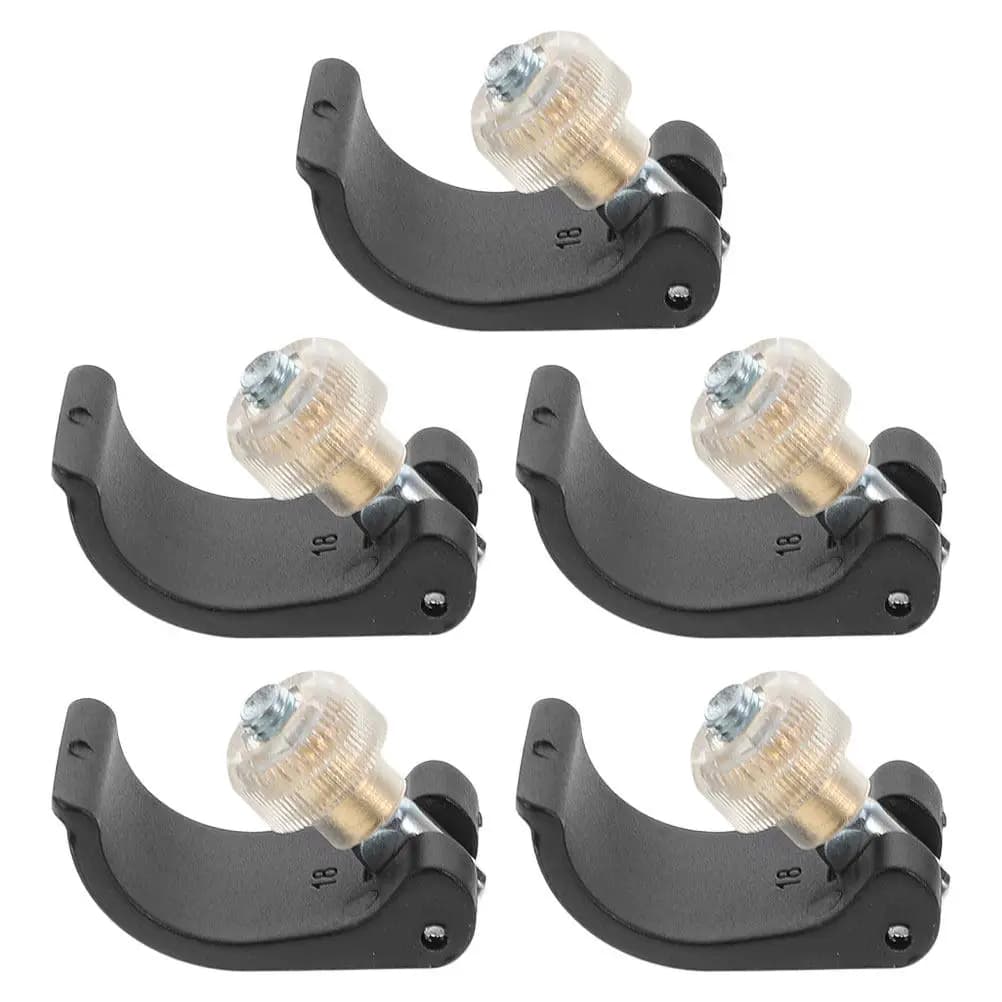 5Pcs Trekking Pole External Lock Nylon Fastener Clips Quick Adjustment Handle Screws Climbing Hiking Pole Replacement Parts