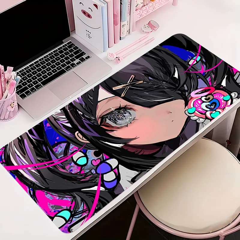 Tappetino per mouse per giocatori Needy Girl Overdose Gaming Pc Cabinet Tappetino per mouse Tappetino per mouse Tappetino per scrivania in gomma naturale Tappetini per scrivania per PC Tappetini per mouse di design