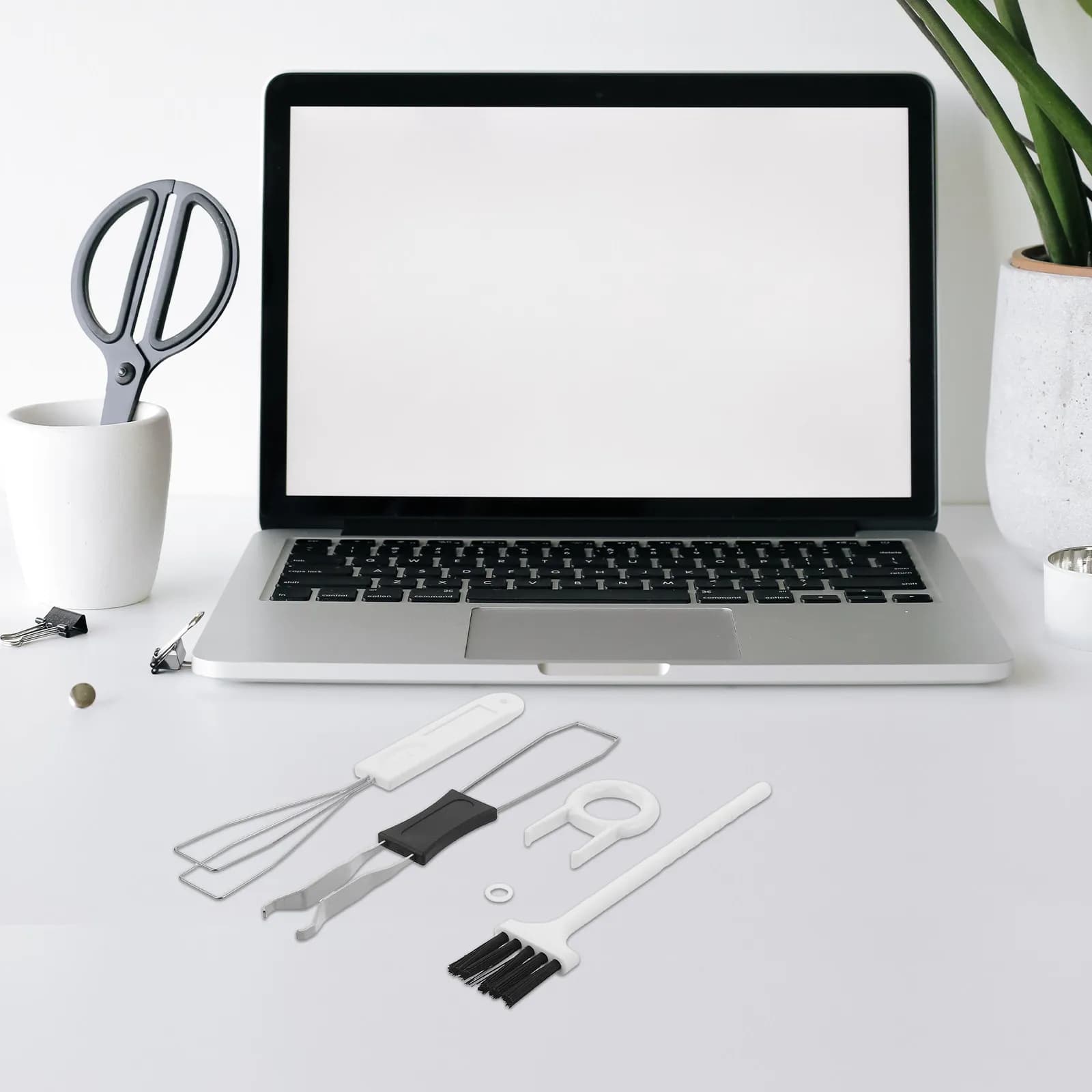 Tool Set for Removing Mechanical Keyboards, Ergonomic Metal Extractor, Cleaning Brush and Fai-da-Te Maintenance, Keyboard Repair