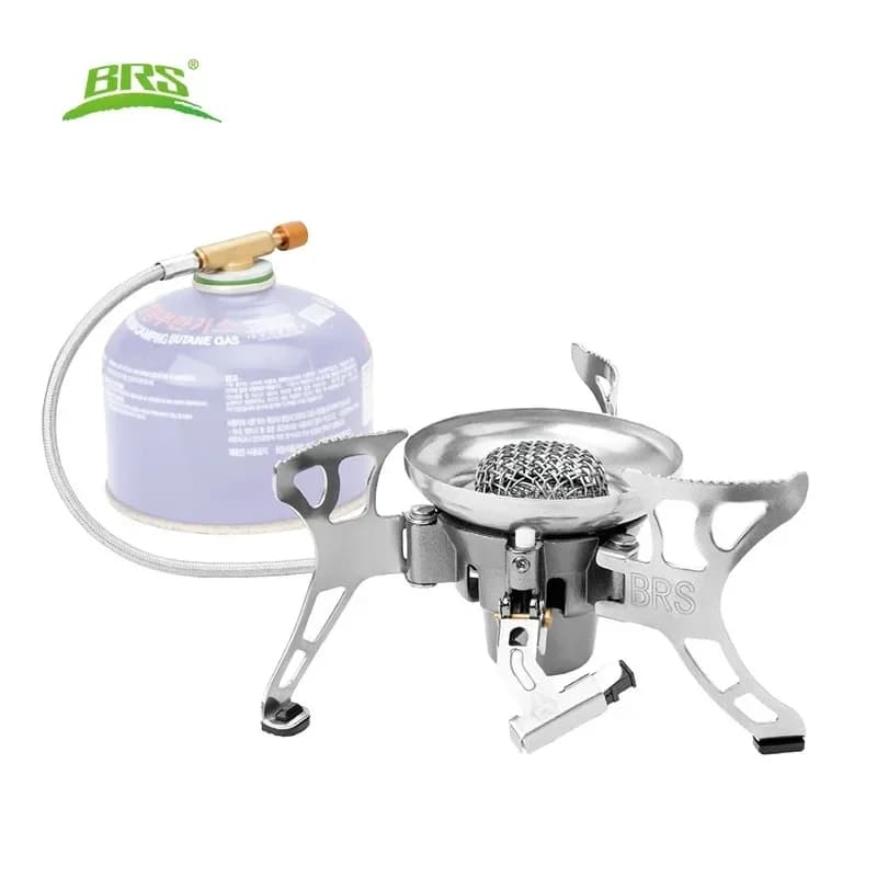 Fornello a Gas BRS-15 2028 Ultraleggero Portatile Smontabile Antivento per Picnic Campeggio Escursionismo 2026