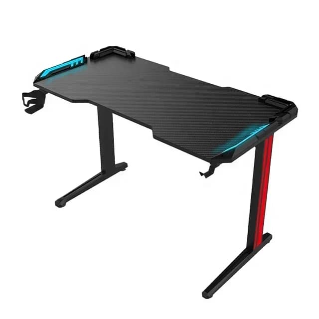 Tavolo da gioco versatile e regolabile per scrivania del computer con luce a led