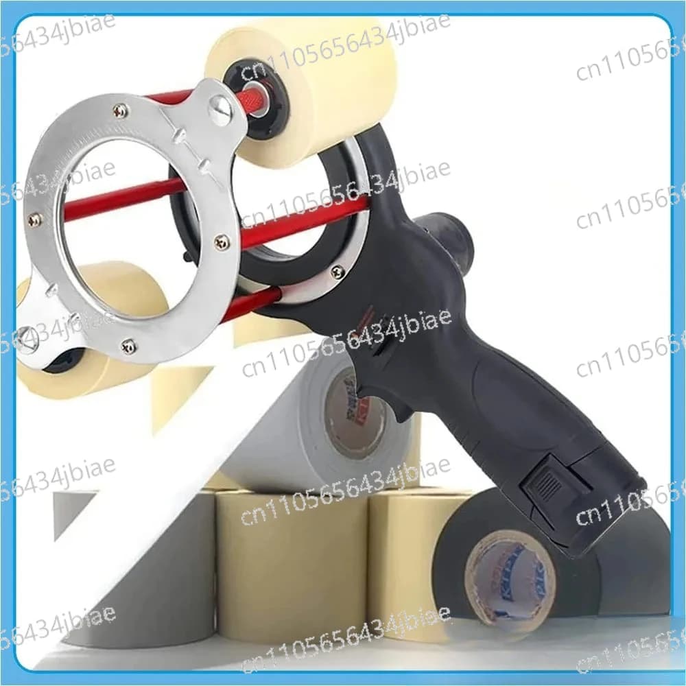 Macchina Avvolgitrice di Nastro Elettrico per Condizionatori d'Aria, Macchina Avvolgitrice di Nastro per Tubi da 7 cm, Strumenti per Avvolgimento Cavi WK-600