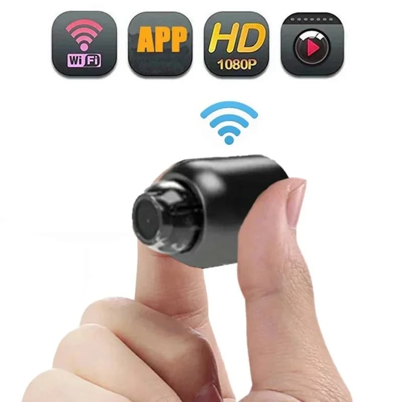 Camera HD 1080P Wireless WiFi, Monitor for Children, Security Camera and Surveillance for Interior with Night Vision, IP Recorder