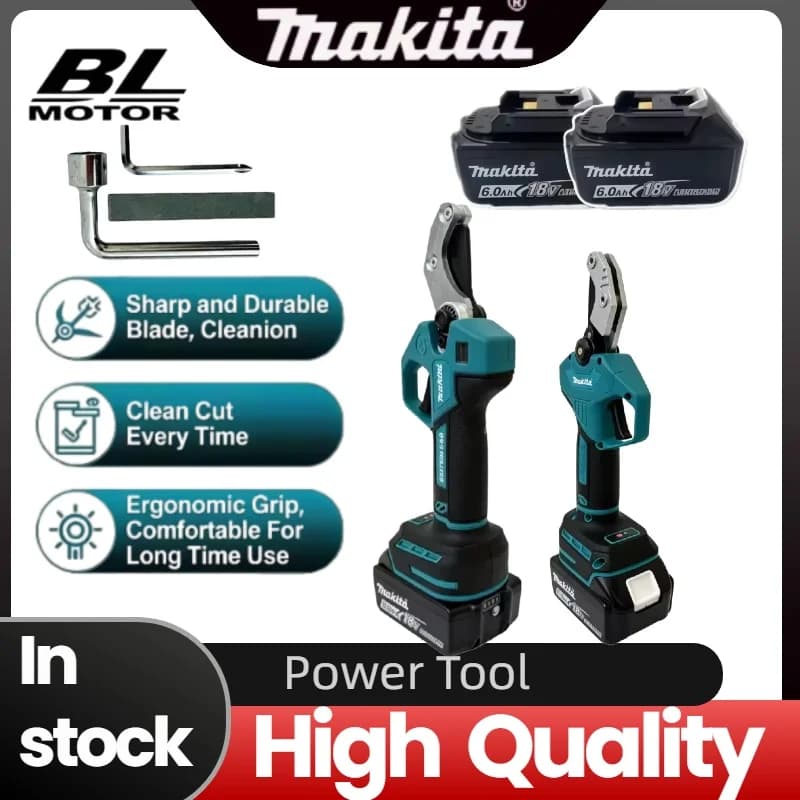 Makita Brushless Electric Pruning Shears Labor-Saving Trimmer for Accurate Fruit Tree, Orchard & Garden Pruning