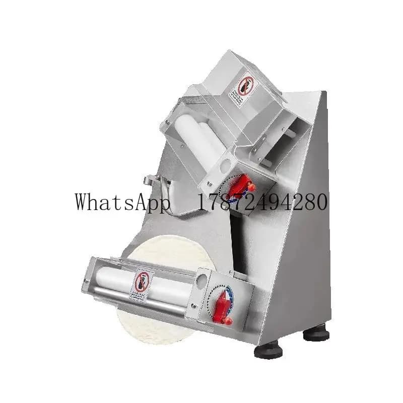 SucceBuy Sfogliatrice per impasto per pizza Macchina per impasto a spessore regolabile in acciaio inossidabile per attrezzature per pasta