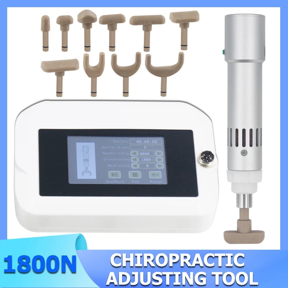 1800N chiropractic instrument for pulse adjustment, electric gun for correction, cervical massage, chiropractic instrument for the spine