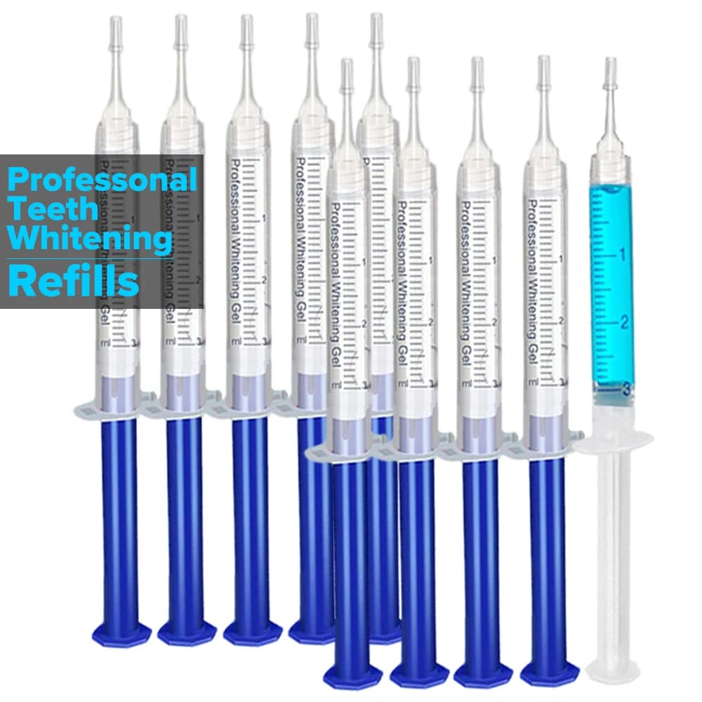 Teeth whitening gel Refilling syringe Teeth whitening gel Candle for invisible style tray Dental grade teeth whitening kit white