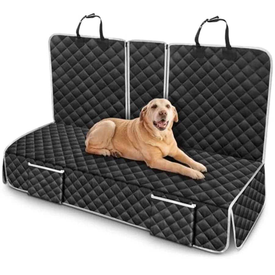 Coprisedile per Cani per Lexus NX RX ES 250 350 350h 450h 500h 300h 200t, Protezione Impermeabile per Sedile Posteriore con Base Antiscivolo - 2 Pezzi