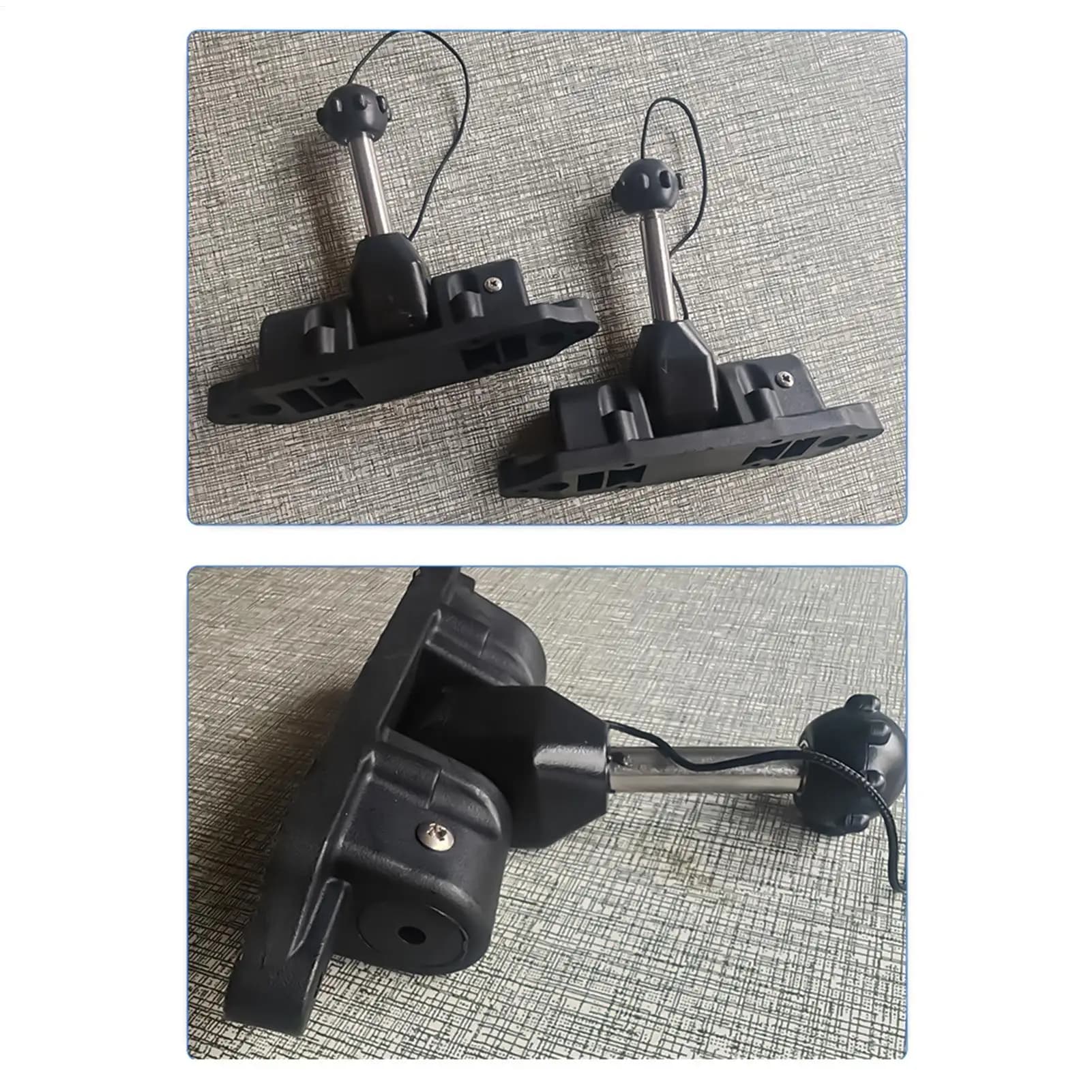 Supporto per Pagaia Antiscivolo in Lega di Alluminio con Clip per Kayak, Canoa, Gommone, Yacht, Dinghy e Pesca