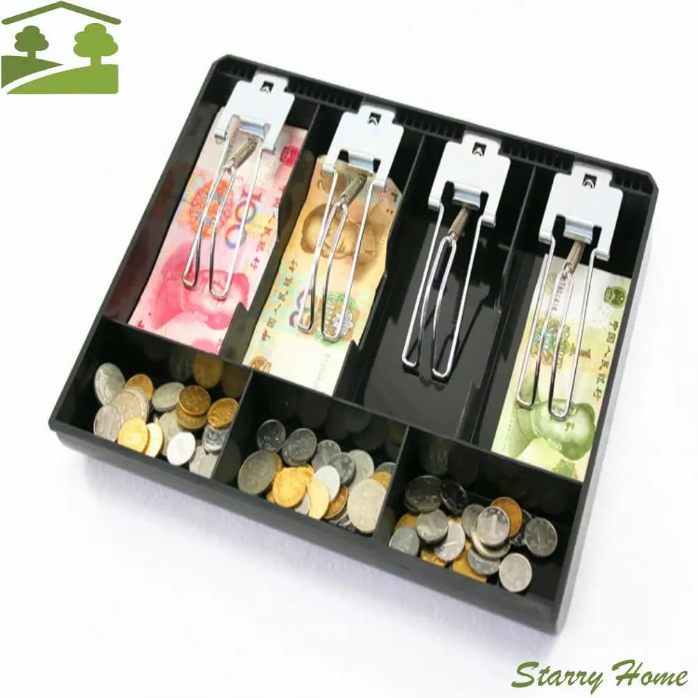 custodia Negozio di denaro Negozio per cassetta registratore di cassa Cassa contatore di denaro Scatola registratore di cassa Cassetto per monete Scatola per cassiere Vassoio per contanti
