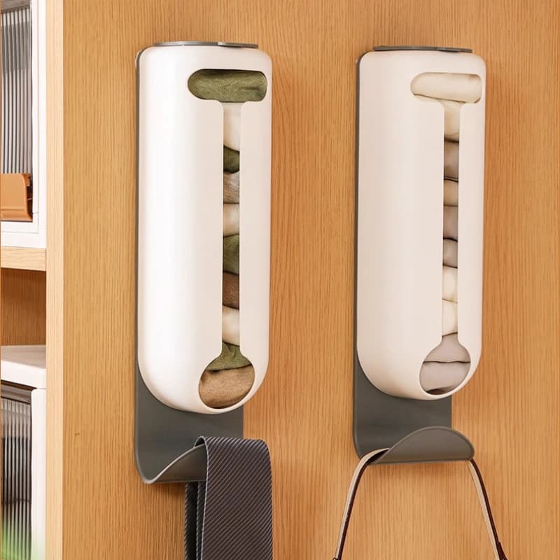 Bedroom Non-punching Wall-mounted Socks Finishing Box Kitchen Garbage Bag Storage ******derwear Storage Box Wall-mounted