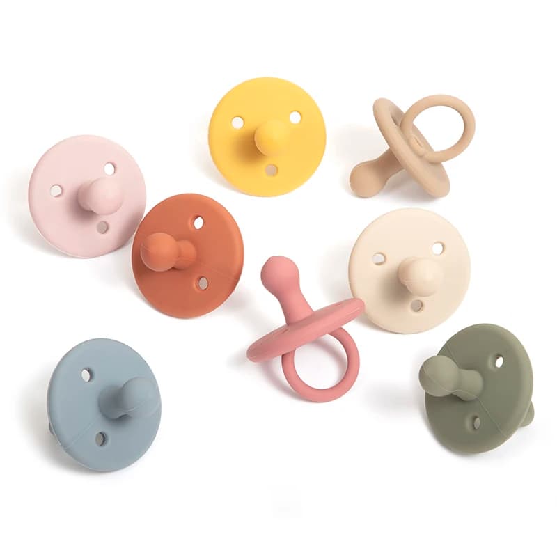 Succhietto fittizio neonato ciuccio per succhietto in Silicone alimentare senza BPA accessori per allattamento morbidi per capezzoli per neonati