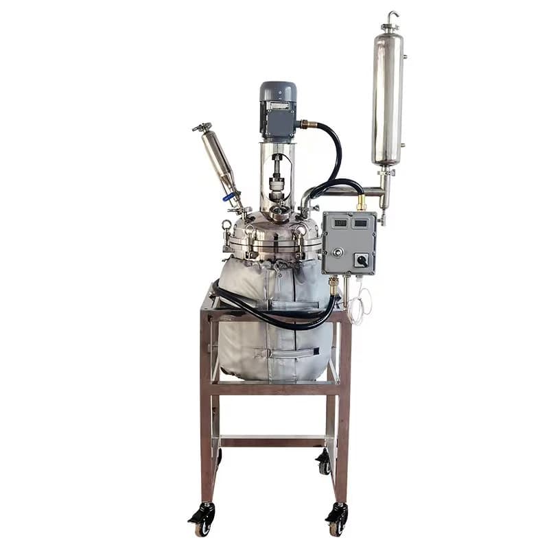 20l 50L 100L 200L Continuous Stirred Tank Reactor Industrial Bio Reactor Chemical Stainless Steel Batch Jacketed Reactor Price