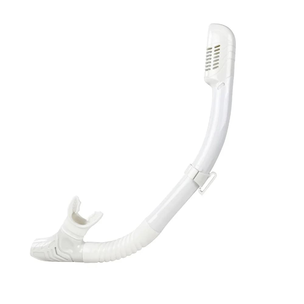 Silicone Dive Breathing Tube, Convenient Bushing Fully Dry, Snorkel Dry with Quick Hook Clip and Upper Valve